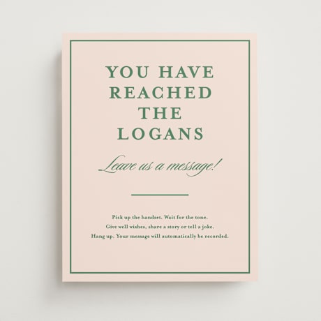 Reception Signs