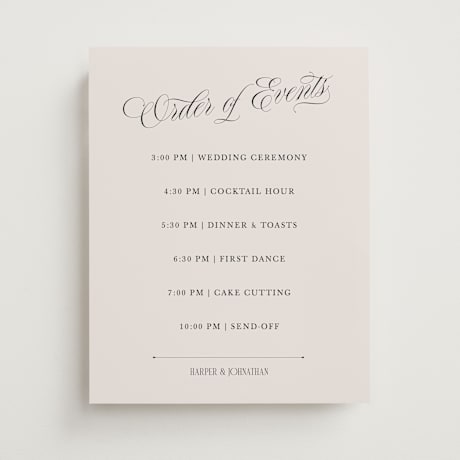 Schedule Signs