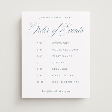Schedule Signs