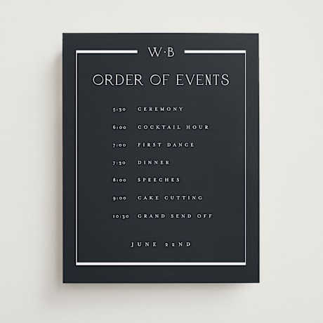Schedule Signs