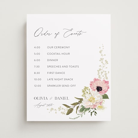 Schedule Signs