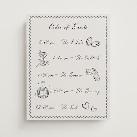 Schedule Signs