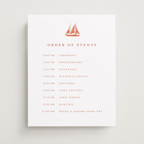 Schedule Signs