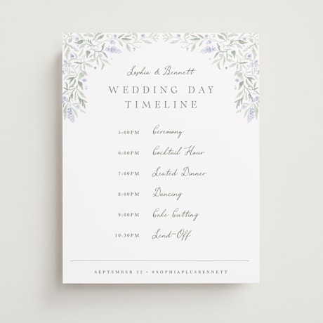 Schedule Signs