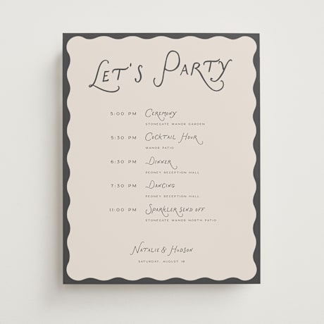 Schedule Signs