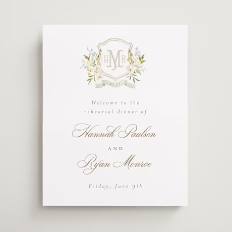 Wedding Party Signs