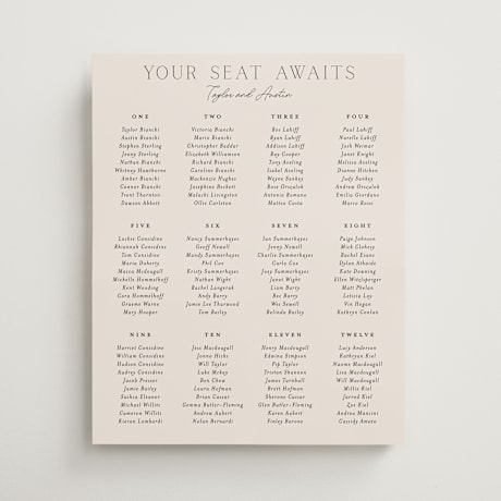 Custom Seating Charts