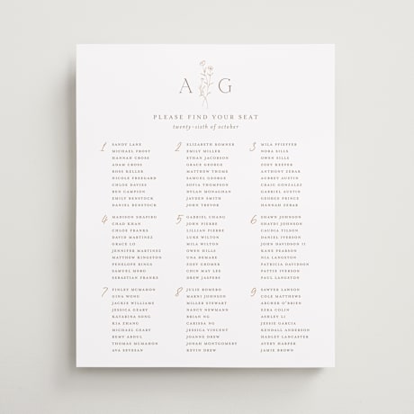 Custom Seating Charts