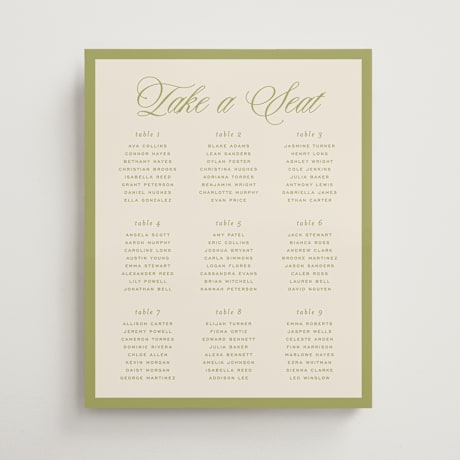 Custom Seating Charts