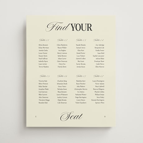 Custom Seating Charts