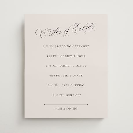 Schedule Signs