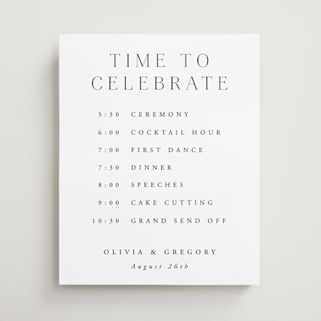 Schedule Signs