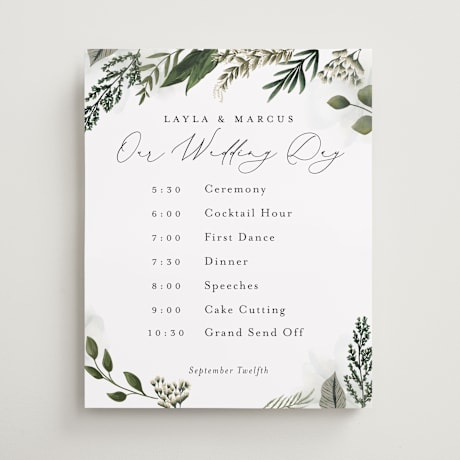 Schedule Signs