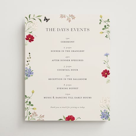 Schedule Signs