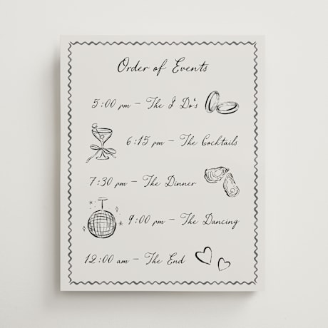 Schedule Signs