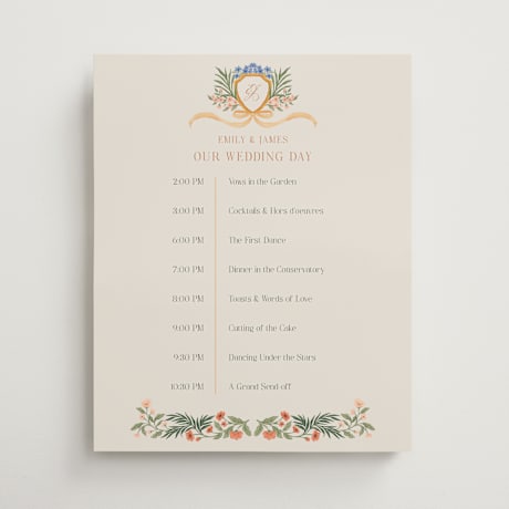 Schedule Signs