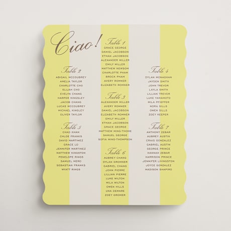 Custom Seating Charts