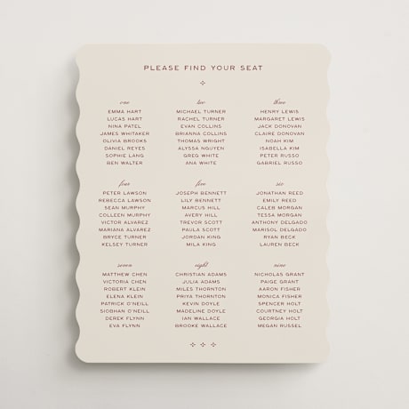 Custom Seating Charts