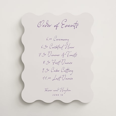 Schedule Signs