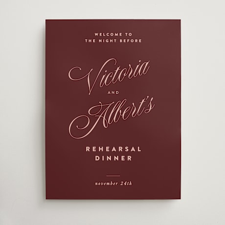 Wedding Party Signs