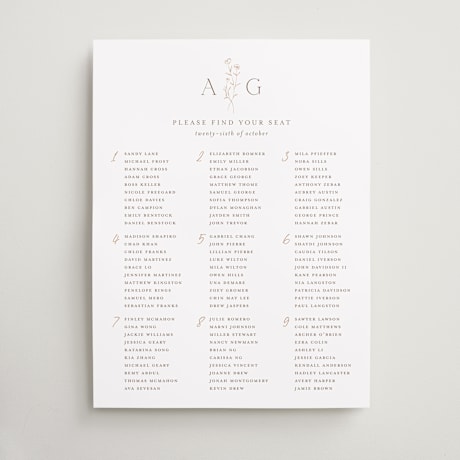 Custom Seating Charts