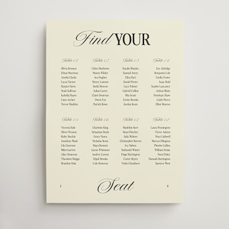 Custom Seating Charts