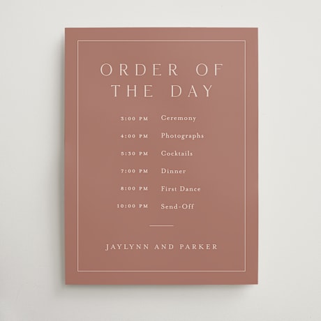Schedule Signs