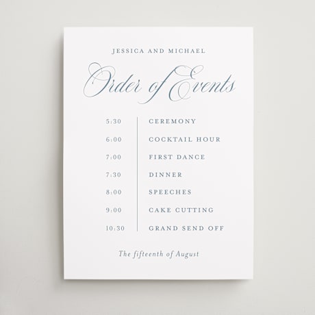 Schedule Signs