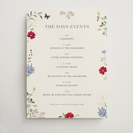 Schedule Signs