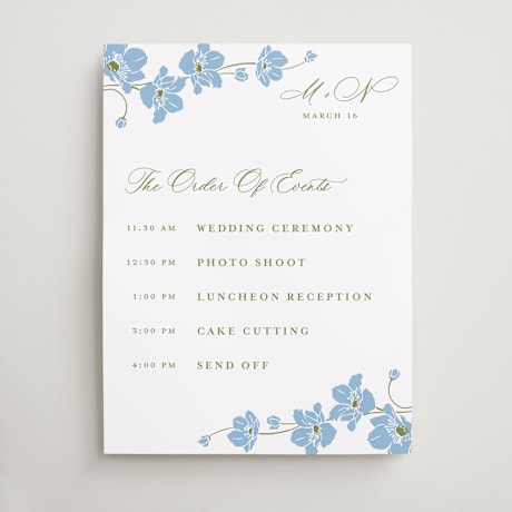 Schedule Signs