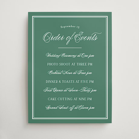 Schedule Signs