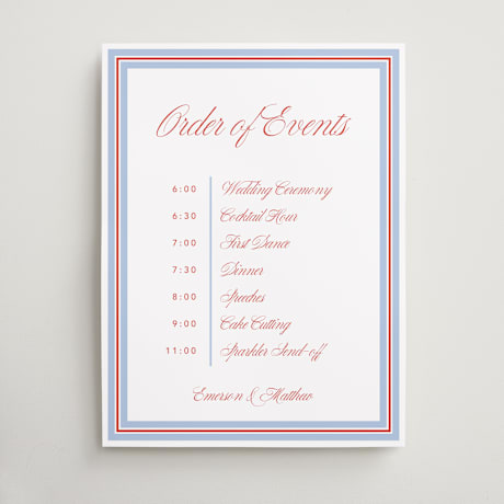 Schedule Signs