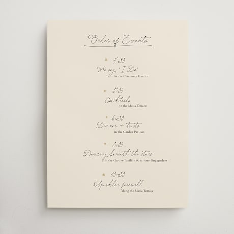 Schedule Signs