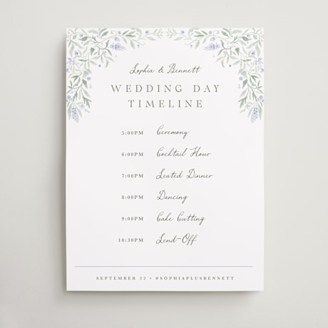 Schedule Signs