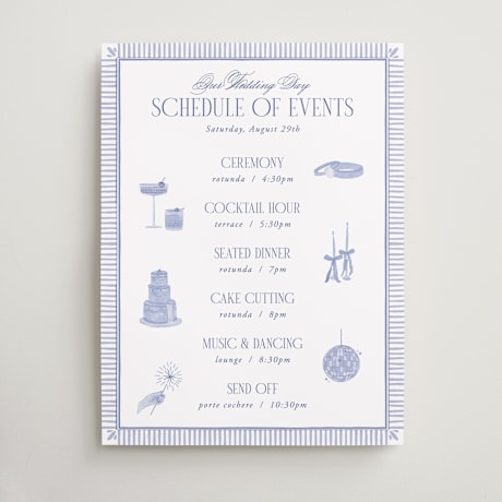 Schedule Signs