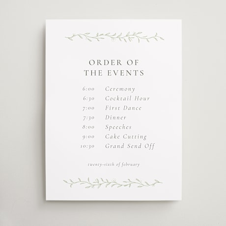 Schedule Signs