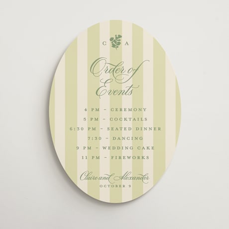 Schedule Signs