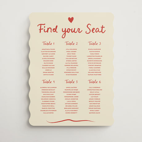 Custom Seating Charts