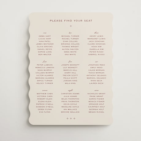 Custom Seating Charts