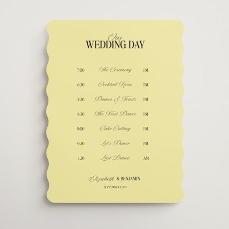 Schedule Signs