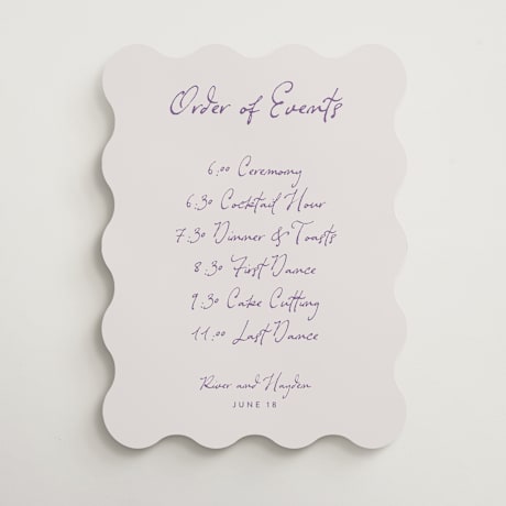 Schedule Signs