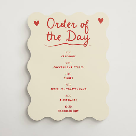 Schedule Signs