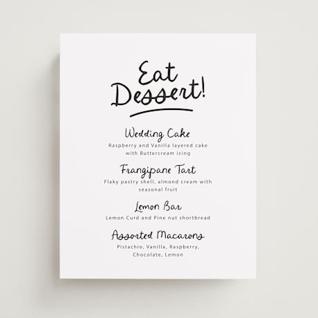 Menu Signs