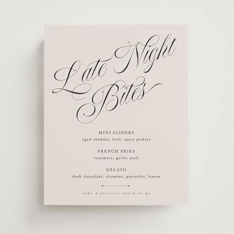 Menu Signs