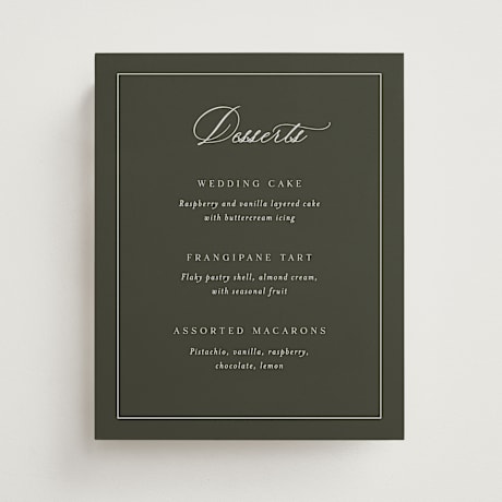 Menu Signs