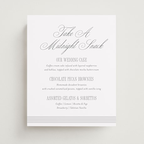 Menu Signs