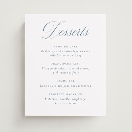 Menu Signs