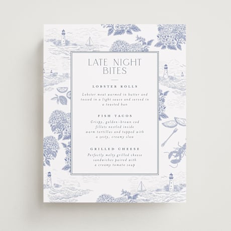Menu Signs