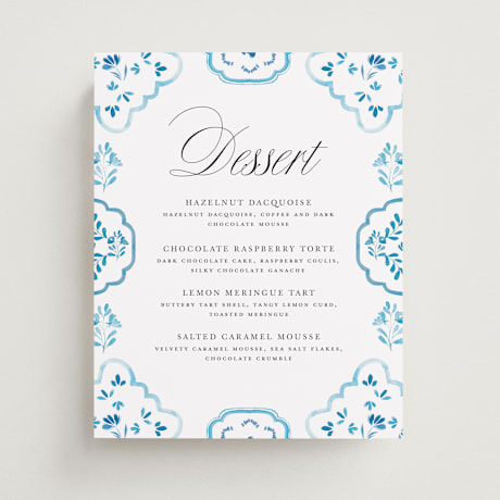 Menu Signs