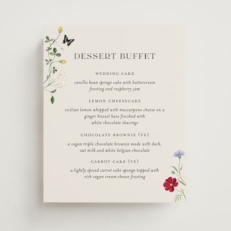 Menu Signs